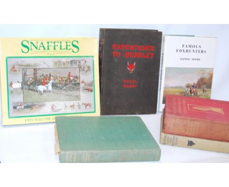 Hunting: John Welcome and Ruper Cottens, Snaffles; Cecil Aldin, Ratcatcher of Scarlet; Sir John Buchanan-Jardine, Hounds of t