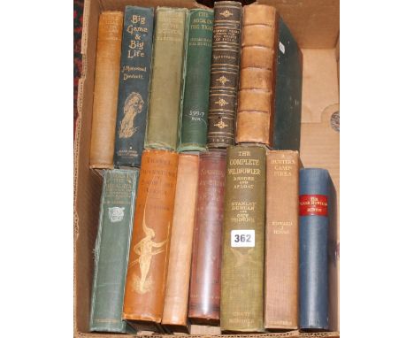 Sanderson (G.P.) Thirteen Years Among the Wild Beasts of India, third edition, 1882, and twelve other volumes on big game hun