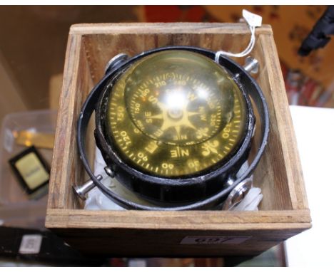 Nautical gimbelled compass