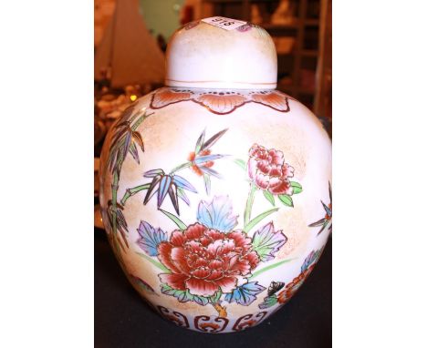 Large ceramic Chinese ginger jar