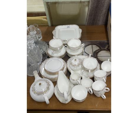 An extensive Wedgwood 'Colchester' pattern dinner and tea service.
