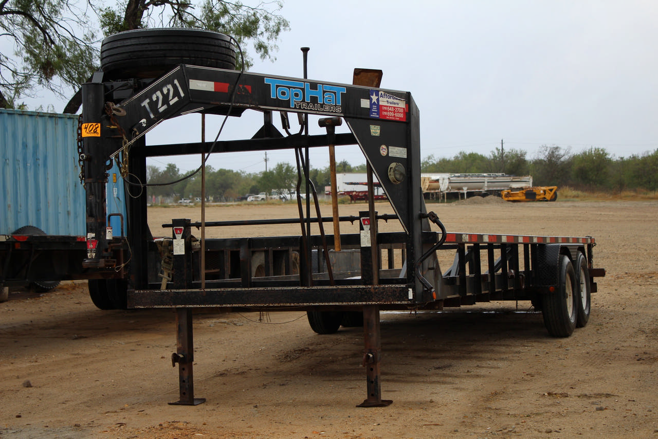 2010 Top Hat HHGN24X714EF Gooseneck Trailer 24? Tandem Axle Trailer