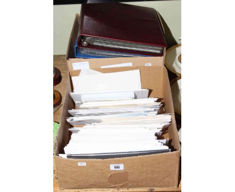 Large collection of first day covers in five albums and loose
