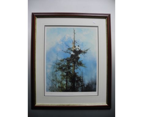 DAVID SHEPHERD (b.1931) Framed, glazed, signed and numbered, 20th Century, silkscreen print, title to work ‘The Last Refuge’,
