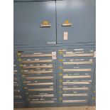 (3) Stanley Vidmar Metal Cabinets w/ Contents