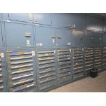 (6) Stanley Vidmar Cabinets plus (2) Wood Cabinets w/ Contents