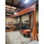 Gantry 2-Ton Mobile Crane w/ Hoist