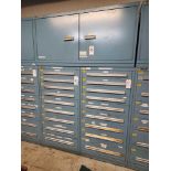 (3) Stanley Vidmar Metal Cabinets w/ Contents