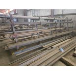 "A" Frame Rack with Misc. Steel Contents
