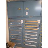 (3) Stanley Vidmar Metal Cabinets w/ Contents
