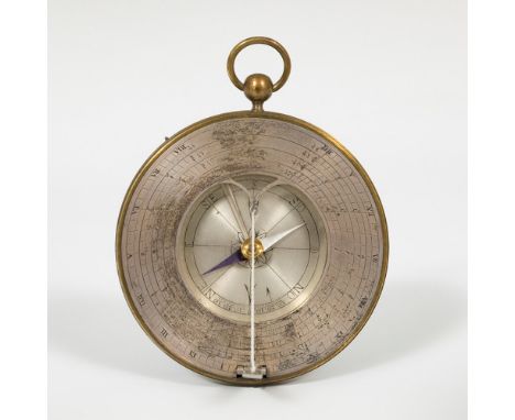 Compass; Late 18th century.Metal.In need of restoration.It has restorations from a later period.Measurements: 6 x 6 cm.This p