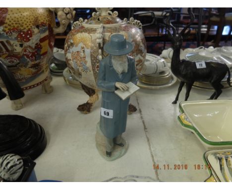 A Nao porcelain figure of a rabbi