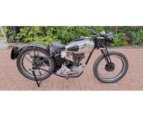 1939 AJS Model 26, 347cc, Project. Registration number FWJ 572. Frame number X663. Engine number 39/26 7596. Gearbox number 2
