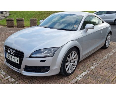 2008 Audi TT Quattro, 3,189cc. Registration number KU08 HCY. Chassis number TRUZZZ8JX81033873. Engine number BUB 045375.Audi 