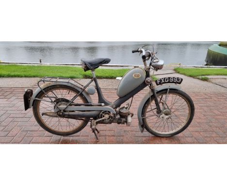 1956 Hercules Her-cu-Motor, 49cc. Registration number FXG 993 (not on DVLA register). Frame number M513. Engine number 49-V14