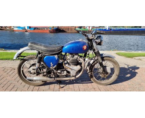 1961 BSA A10, project, 650cc. Registration number WGV 461A. Frame number FA7692. Engine number DA10 4568.Launched in 1949, th
