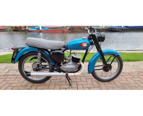 1962 BSA Bantam Super D7, 175cc. Registration number 636 XVN (non transferrable). Frame number D7 32009. Engine number CD7 82
