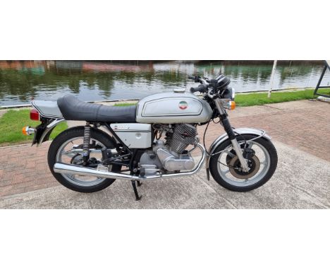 1977 Laverda 750 SF3, 748cc. Registration number TTM 243R. Frame number LAV.750 SF2 *19454*, DGM.12565.OM. Engine number 750*