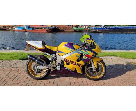 2003 Suzuki GSXR 600ZK3, 40th Anniversary Limited Edition Alstare, 599cc. Registration number KN03 LZB. Frame number JS1BG111