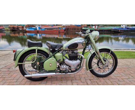 1952 BSA A7 Star Twin, 499cc. Registration number WXG 560 (non transferrable). Frame number BA7S 678. Engine number BA7S 386.