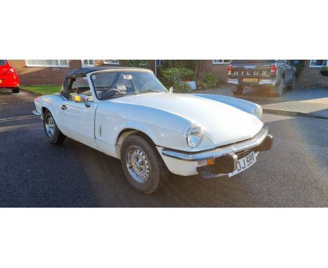 1979 Triumph Spitfire 1500, 1493cc. Registration number FDJ 58V. Chassis number FH 134575. Engine number FM119420H.The Spitfi