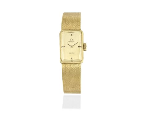 Omega. A lady's 18K gold manual wind bracelet watchModel: DeVilleReference: 8197Date: Circa 1972Movement: 17-jewel Cal.485 ma