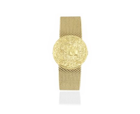 Piaget. An 18K gold manual wind bracelet watchModel: Salvador DaliReference: 9167B14Date: Circa 1967Movement: 18-jewel Cal.9P