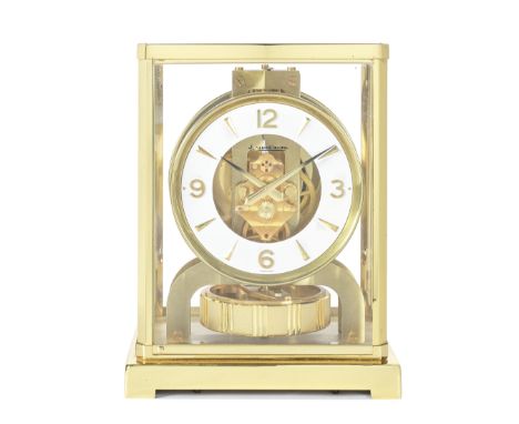 Jaeger LeCoultre. A gilt brass Atmos clockModel: Classique ElyseeDate: Circa 1990Movement: Jewelled Cal.526, No.402317Dial: W