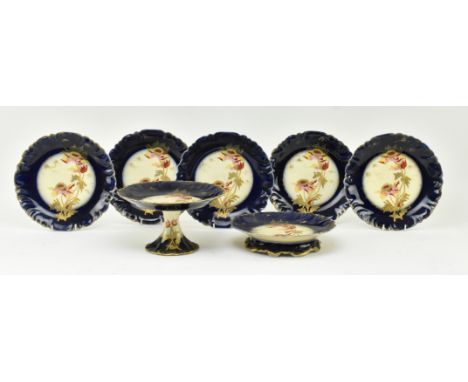 An early 20th century E. Gerard et Dufraiuseix ( GDA ) Limoges, France part porcelain dinner service. The service comprising 