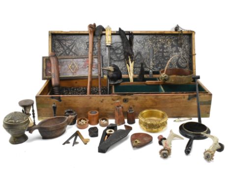 Occultism / Witchcraft kit. An early 20th century manner composed occult / witchcraft kit. The kit containing a number of 19t