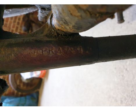 1957 Ariel Red Hunter, 497cc, project. Registration number WNN 952. Frame number APR 4789. Engine number AMB 508 (see text).I