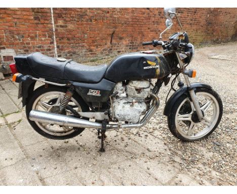 1979 Honda CB250N Super Dream, 249 cc. Registration number SDN 966T (see text). Frame number unknown. Engine number unknown. 