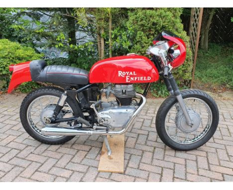 1969 Royal Enfield Cafe Racer Project, 250 cc. Registration number XYF 371G. Frame number 9172. Engine number 8441. Royal Enf