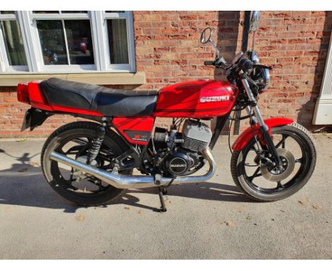 1978 Suzuki 250 X7, 249cc. registration number KNP 8T. Frame number 500201. Engine number GT2502 101185. Suzuki's GT250 X7 is