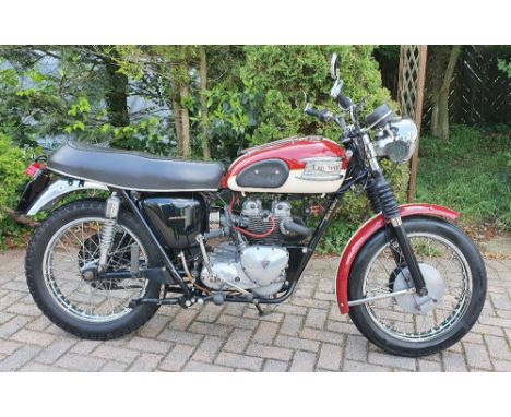 1960 Triumph T100A, 500 cc. Registration number 671 LKR. Frame number T100A H17622. Engine number  T100A H17622. The unit ser