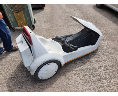 Sinclair C5, 1985, serial number 10005201348. 12 volt, 250 Watt. To Be sold on behalf of Martin House Hospice, Boston Spa and