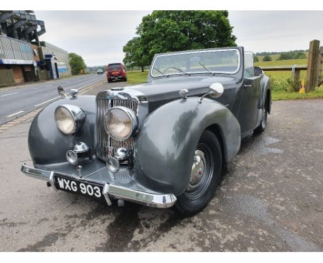 1947 Triumph 1800 Roadster, 1776 cc. Registration number WXG 903 (non transferable). Chassis number TRD 1170. Engine number T