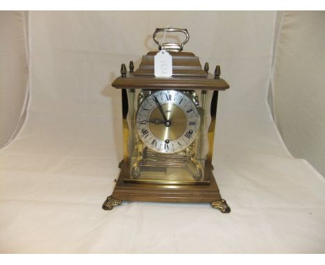 A Shatz & sohn musical mantle clock 