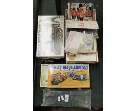 Collection of model kits in original boxes 