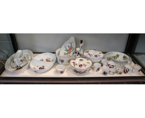 Collection of Royal Worcester Evesham pattern 