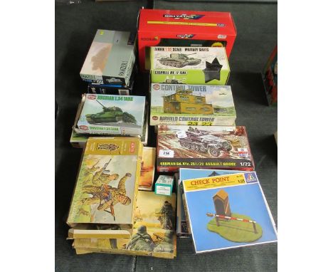 Collection of model kits in original boxes 