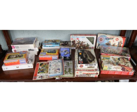 Collection of model military figures in original boxes 
