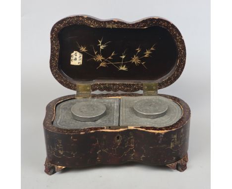 Oriental tea caddy 