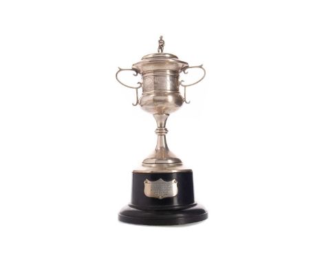 'SOUTHERN SCOTTISH LEAGUE EMERGENCY CUP COMPETITION 1940/41',a silver trophy awarded to James 'Scot' Symon of Rangers F.C., i