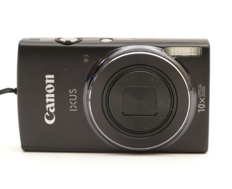 A Canon IXUS 155 compact digital camera, in original box.