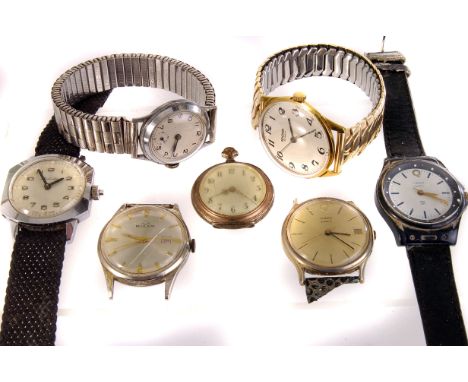 A group of various gents wristwatches, including Timex, Sekonda etc, various conditions (parcel)