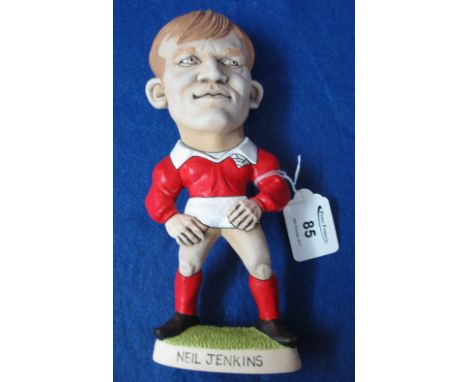 John Hughes 'World of Groggs' ceramic figure of Welsh rugby player Neil Jenkins.(B.P. 24% incl. VAT)