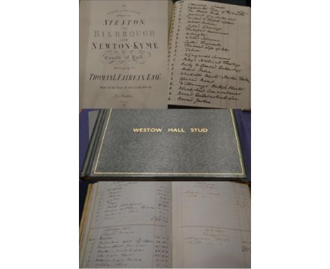 Yorkshire Estates A Survey and Valuation of Estates at Steaton, Bilbrough and Newton-Kyme in the County of York, belonging to