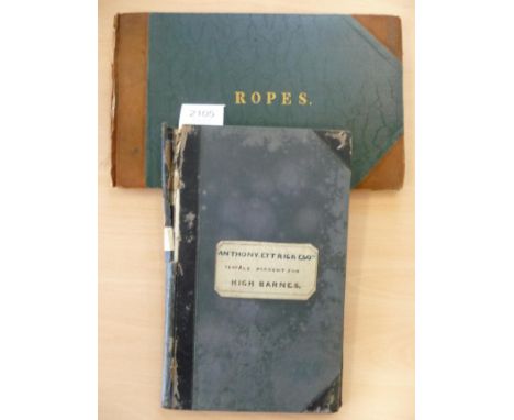 Wearmouth Colliery Tentale Account for High Barnes Estate (Sunderland), manuscript account of coals worked by Wearmouth Colli