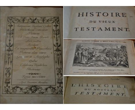 Bartoli (Petro Sancti) Antiquissimi Virgiliani Codicis Bibliothecae Vaticanae Picturae, 1776, Rome; Monaldini, engraved title